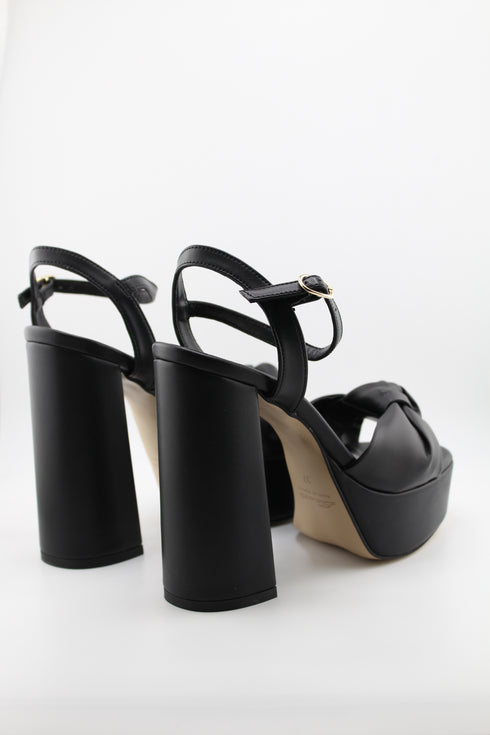 Sante Knotted Platform Heeled Sandals